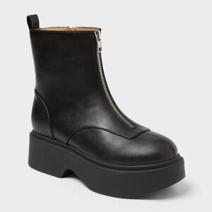 Wild Fable Honor Ankle Combat Boots Black 8 NWT